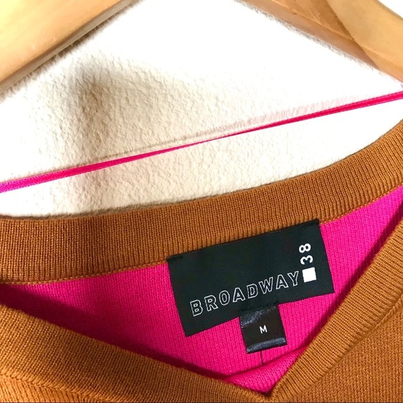 Broadway 38 Color Block Oversized Sweater - Picture 6 of 7